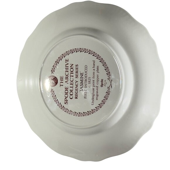 Spode Archive Collection Regency Series Jasmine Floral 10.75" Dinner Plate - Picture 8 of 9